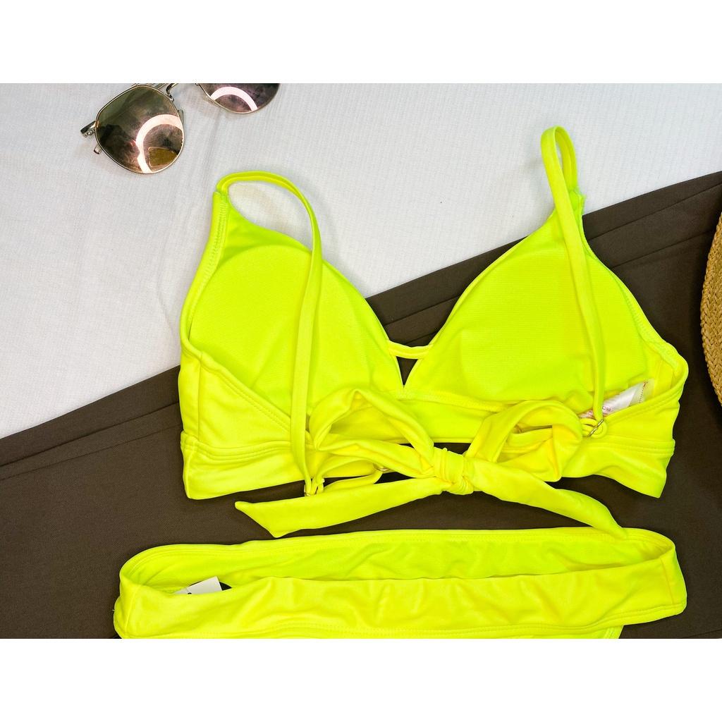 Bikini đồ bơi đi biển 2 mảnh vàng neon nổi bật, cá tính, sexy - by Clothing De Katie