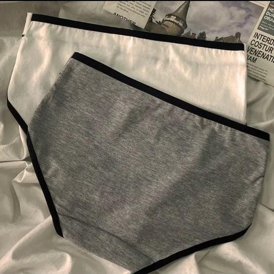 Quần lót nữ cotton caocấp nội địa Trung GuoMinLin VIỀN KẺ, thấm hút mồ hôi tốt, mềm mại, ômdáng Wo