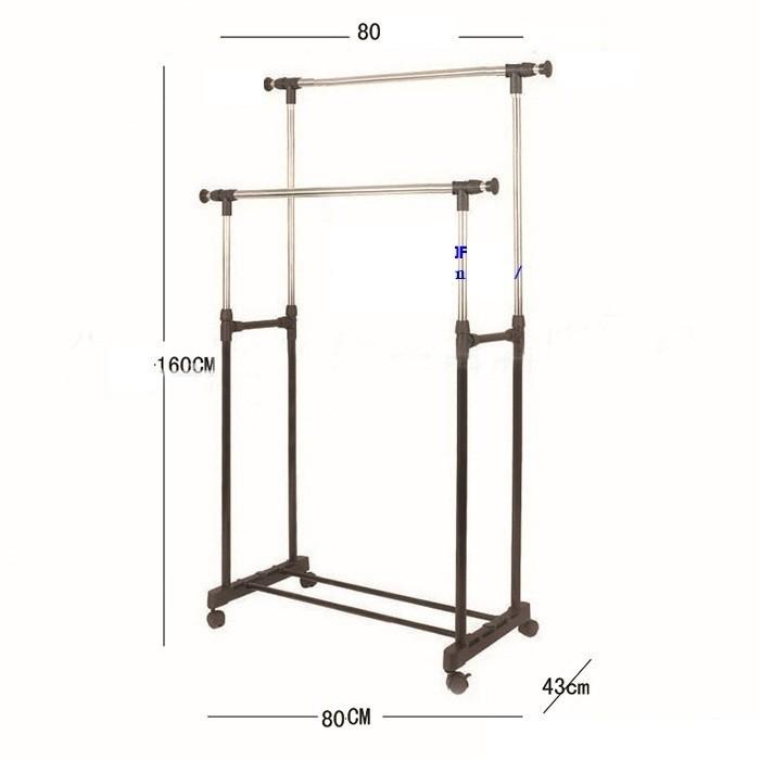 Kệ inox treo quần áo, giàn phơi quần áo