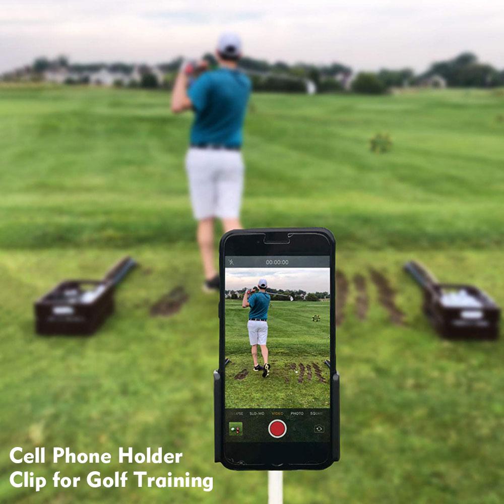 Giá đỡ điện thoại ghi hình khi chơi golf, hỗ trợ đào tạo golf