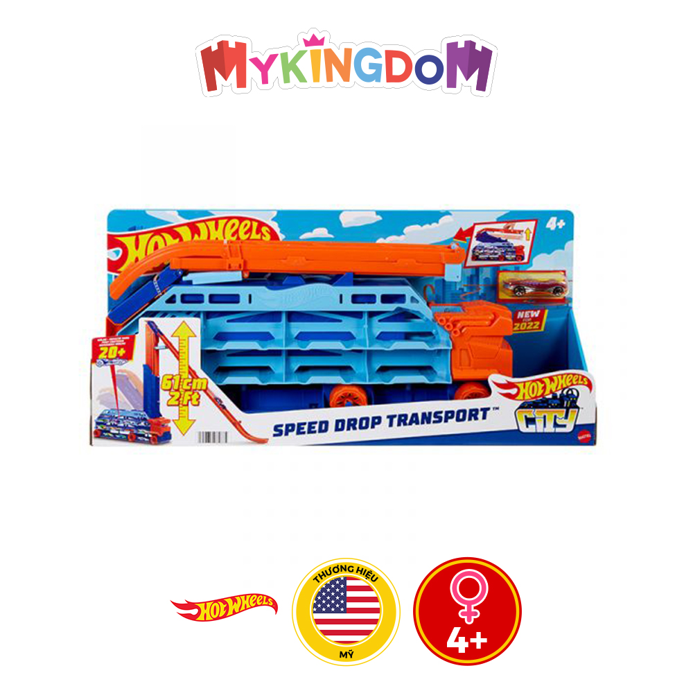 Đồ Chơi Trạm Vận Chuyển Trên Cao Hot Wheels City HDY92