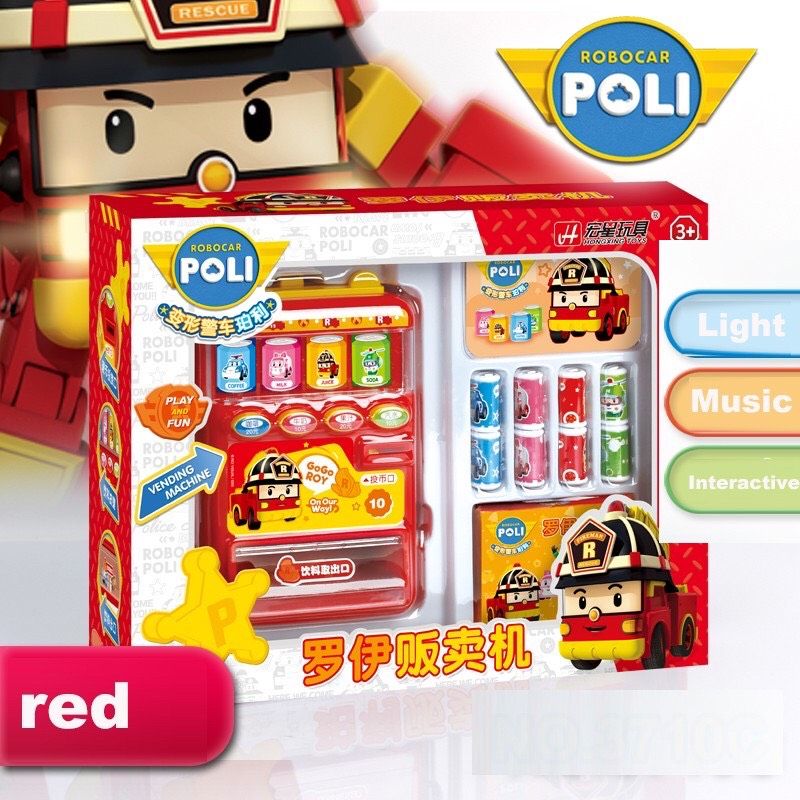 Máy bán nước tự động Poli_Màu đỏ