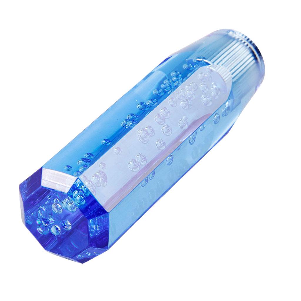 Octagon Air Bubble Gear Shift Knob Transparent Shift Knob Manual Fitment