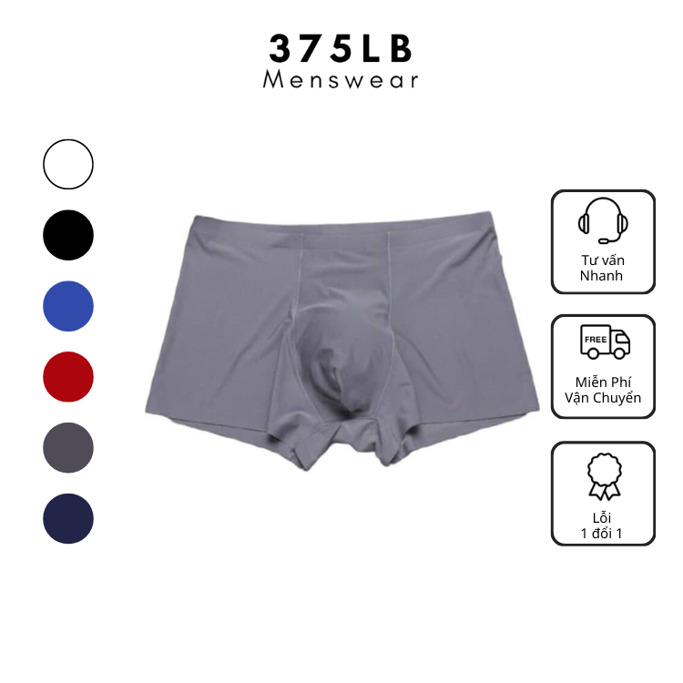 Quần Lót Nam Boxer- Quần sịp đùi Nam chất Thun Lạnh đúc xu Cao Cấp, mặc thoải mái, không bí, thấm hút mồ hôi