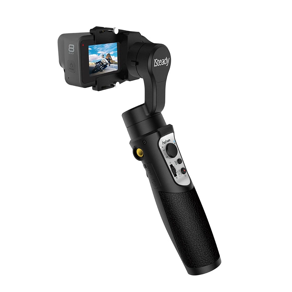 Gimbal Thiết Kế Dành Riêng Cho GoPro Hero Và Các Dòng Camera Action, Đạt Chuẩn Chống Nước IPX4, Hoạt Động 12 Giờ, Kết Nối Wifi Hohem ISteady Pro 3 - Hàng chính hãng