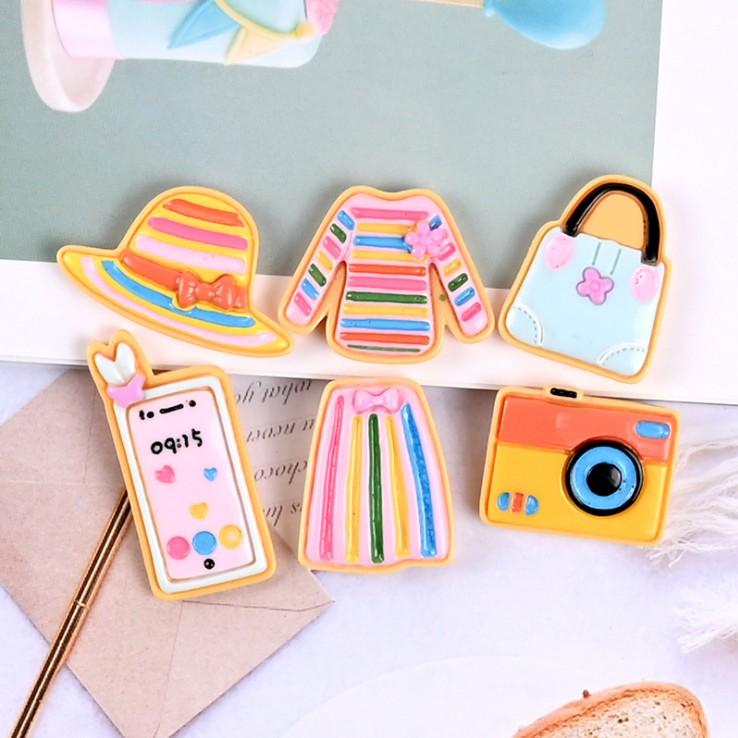 Chuyên Charm * Charm lên đồ thời trang bạn gái dễ thương trang trí vỏ ốp điện thoại, DIY