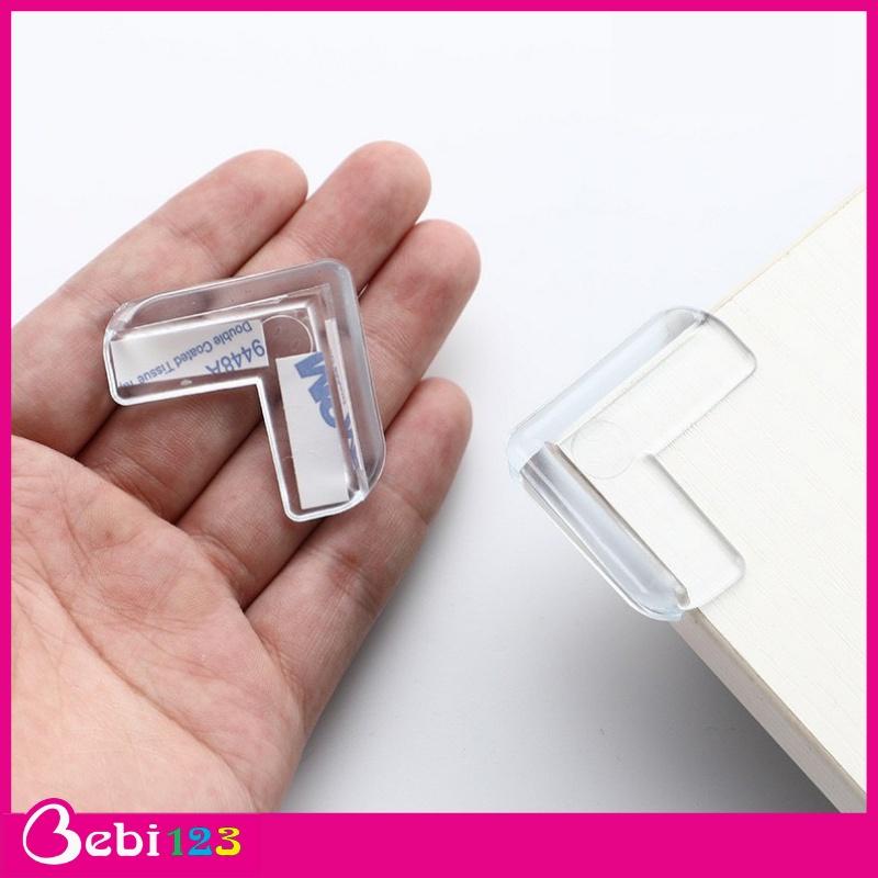 Set 4 miếng silicon bịt chụp góc bàn bảo vệ an toàn cho bé