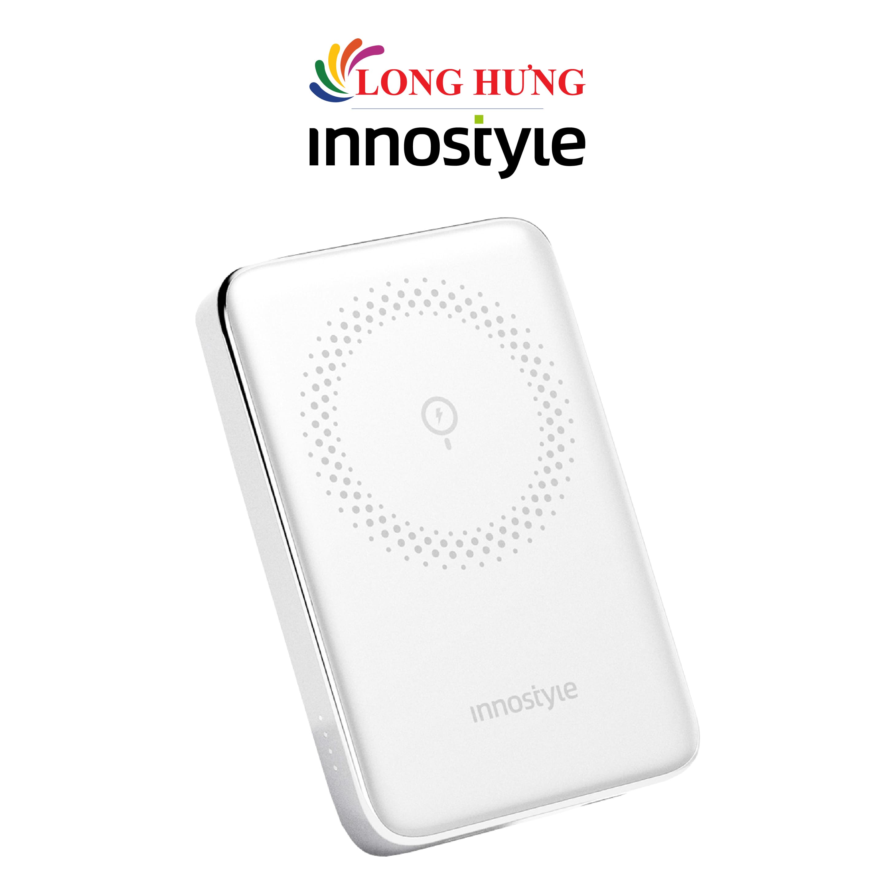 Sạc dự phòng không dây từ tính Innostyle PowerMag Slim PD QC3.0 10000mAh IM20PD - Hàng chính hãng