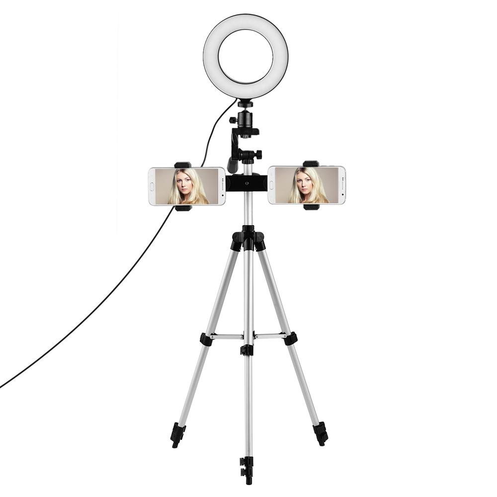 Bộ đèn phát trực tiếp 6.3 inch / 16cm 2700K ~ 6500K  USB có thể thay đổi hai màu