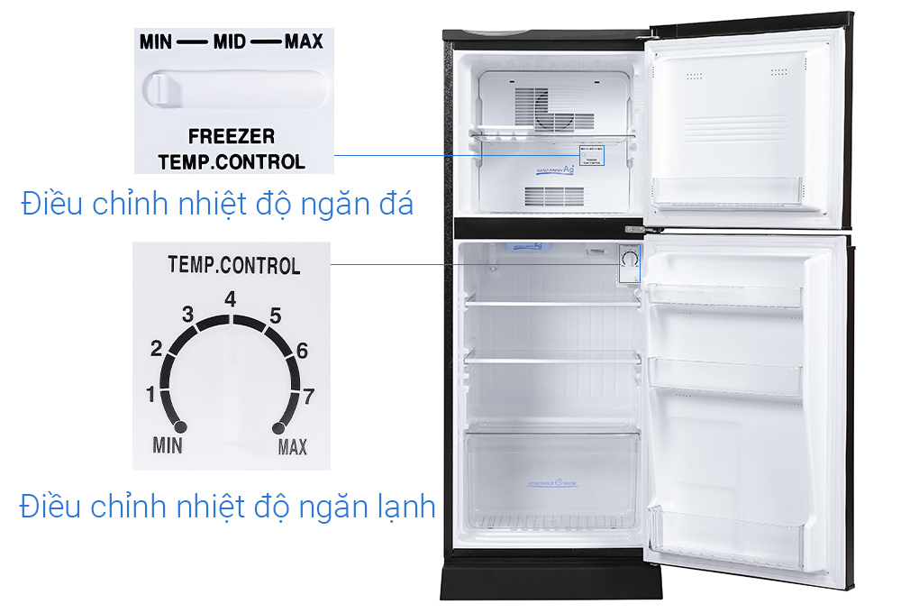 Hình ảnh Tủ Lạnh Aqua 130 lít AQR-T150FA-BS