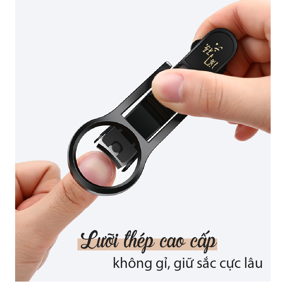 Bấm móng tay cao cấp Nhật KAI Seki Magoroku (kèm kính lúp) HC1823