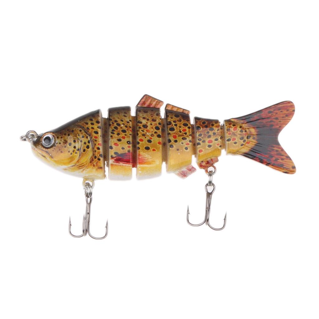 3.5inch Fishing Lure Multi Jointed  Swimbait Life Like Sinking Bass Bait