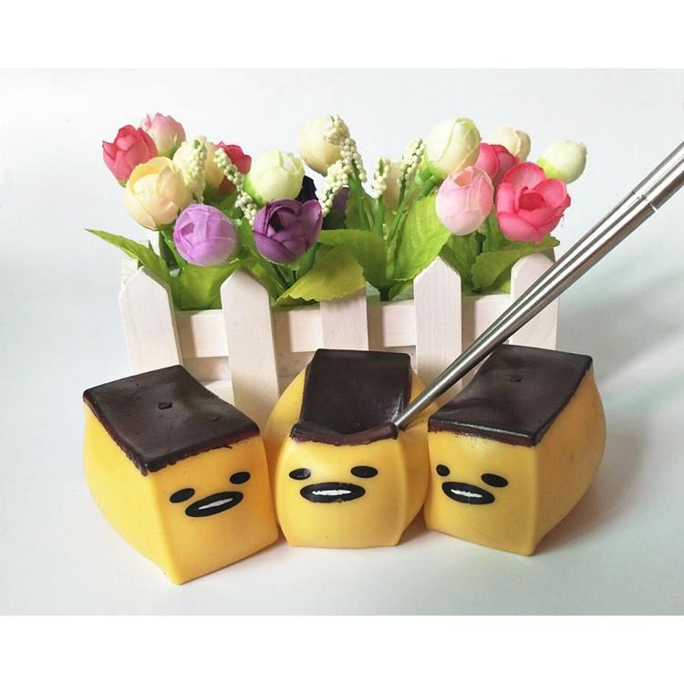 GUDETAMA trúng trút giận bánh mật ong Bánh Flan - Pudding Gudetama (Tròn