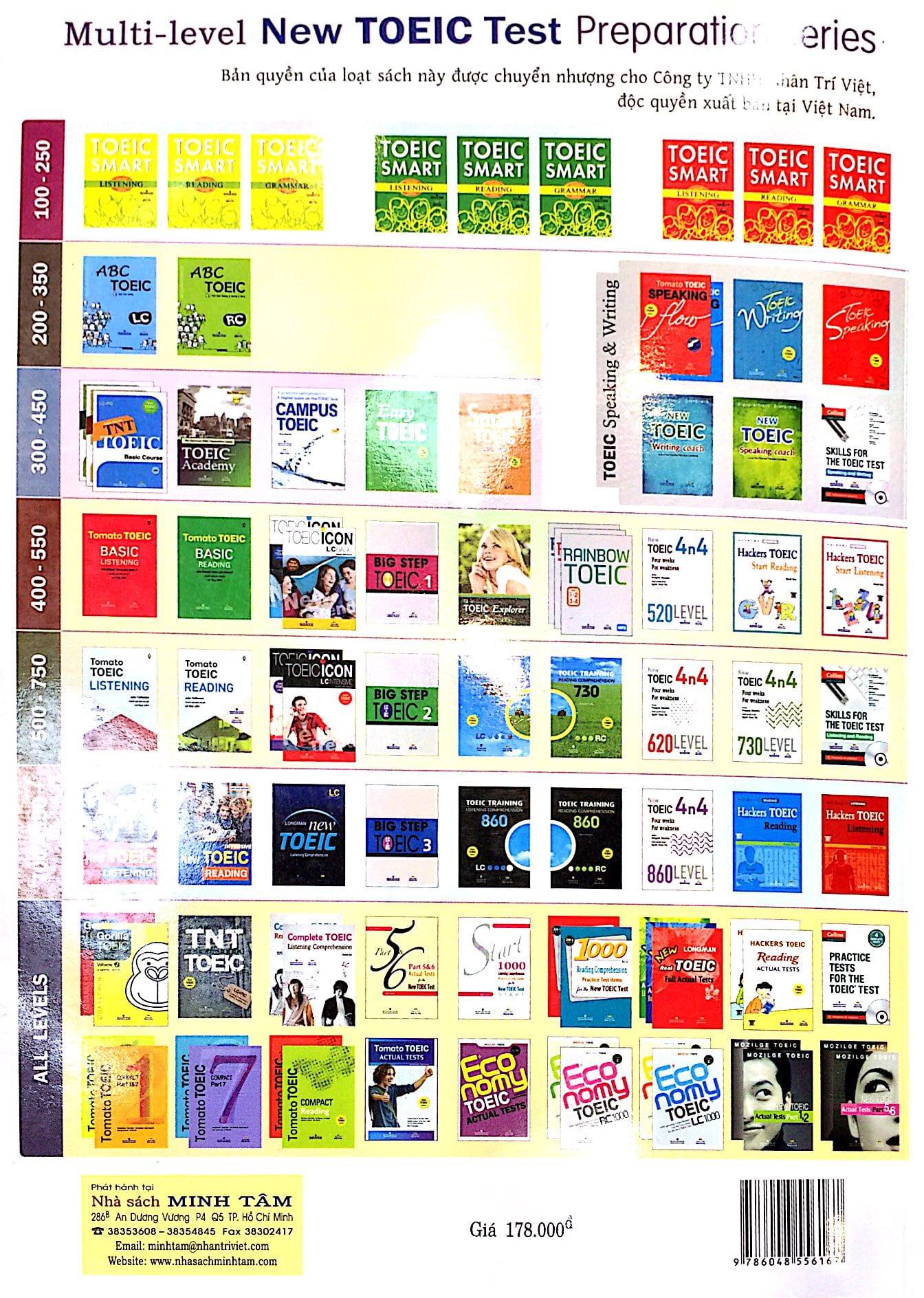 Sách Economy TOEIC RC1000 Volume 1