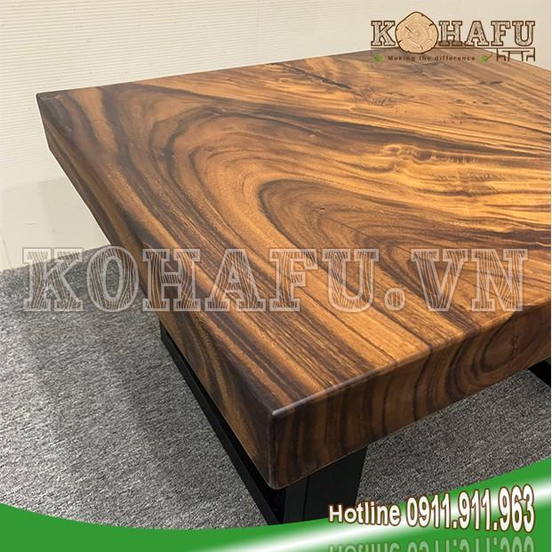 Bàn Sofa Mặt Gỗ Me Tây KR20288