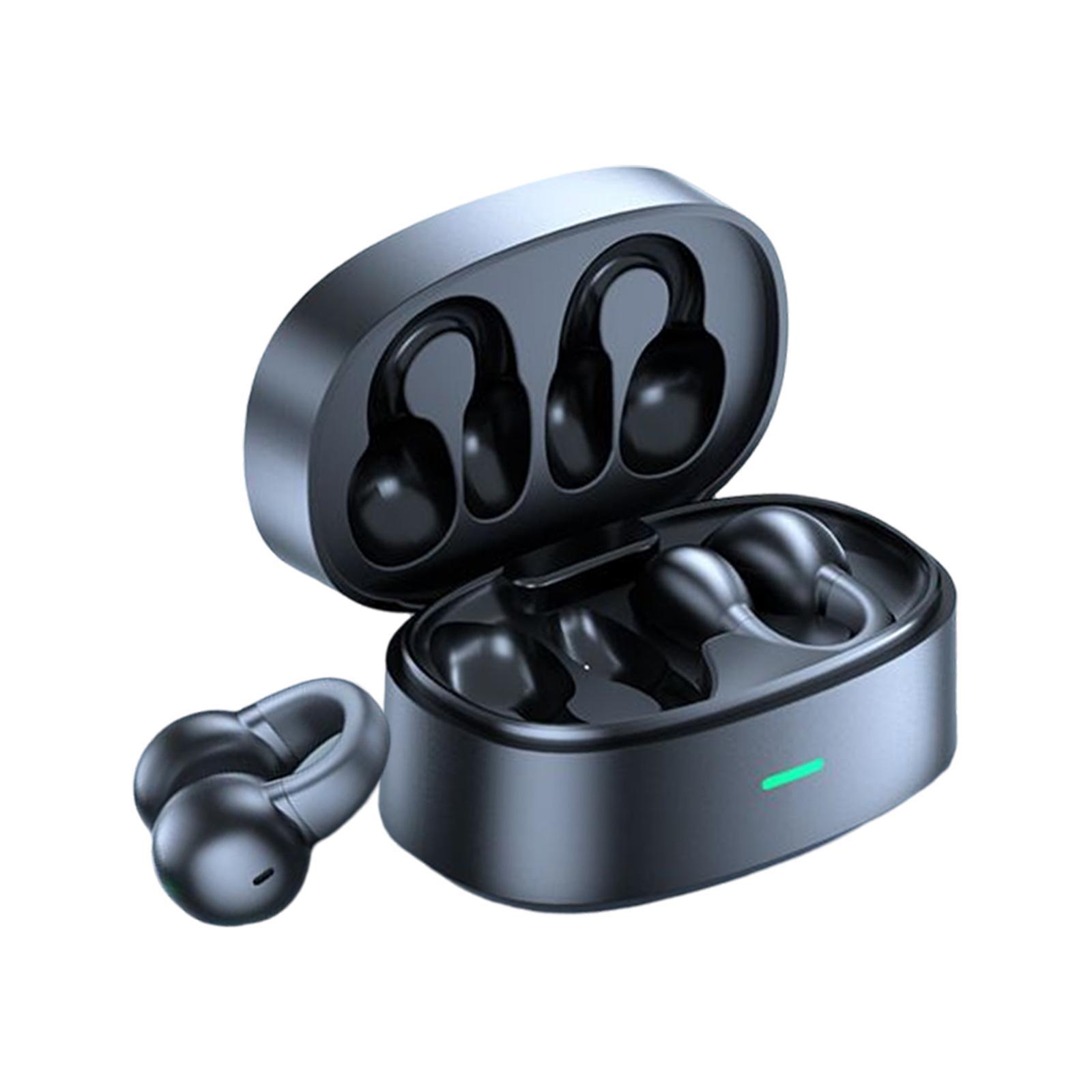 Headphones V5.3 Ear Clip wearing Ergonomic for Computer Gaming Sport