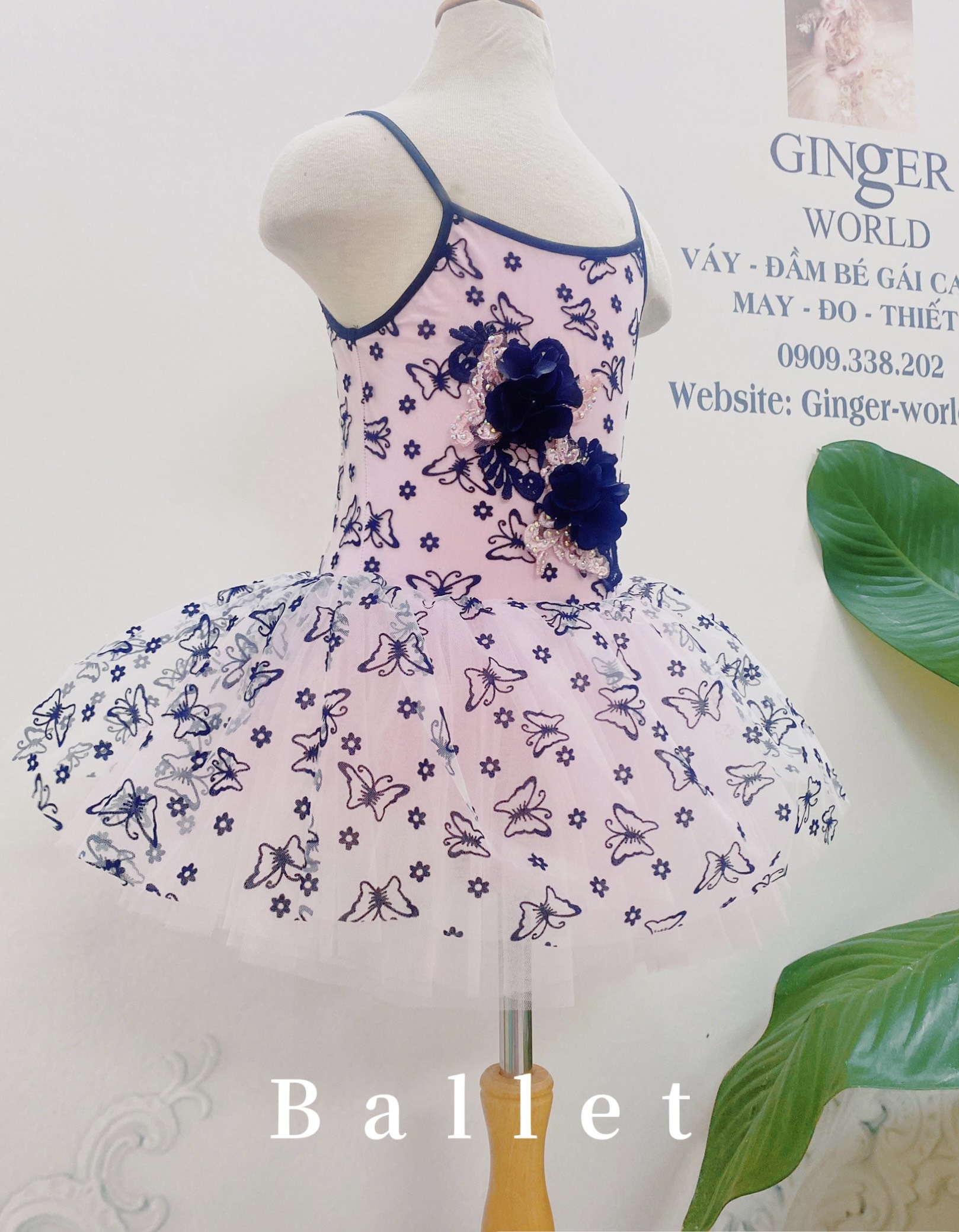 ĐẦM MÚA BALLET CHO BÉ PD384 GINGER WORLD