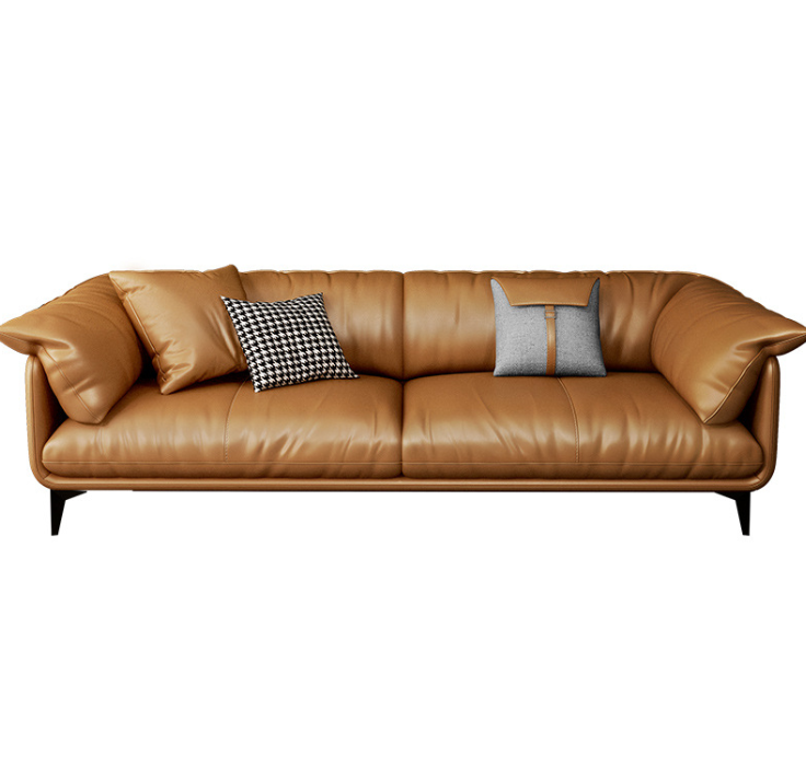 Sofa băng tay bọc da cao cấp Tundo HDCT-10