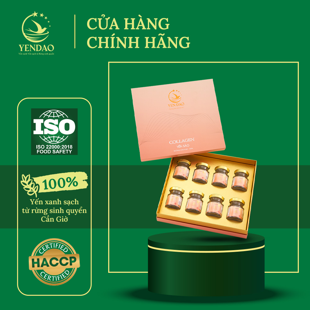 Yến Hũ Collagen Yến Đảo Cung Cấp Dinh Dưỡng, Tăng Cường Đề Kháng Cho Cơ Thể