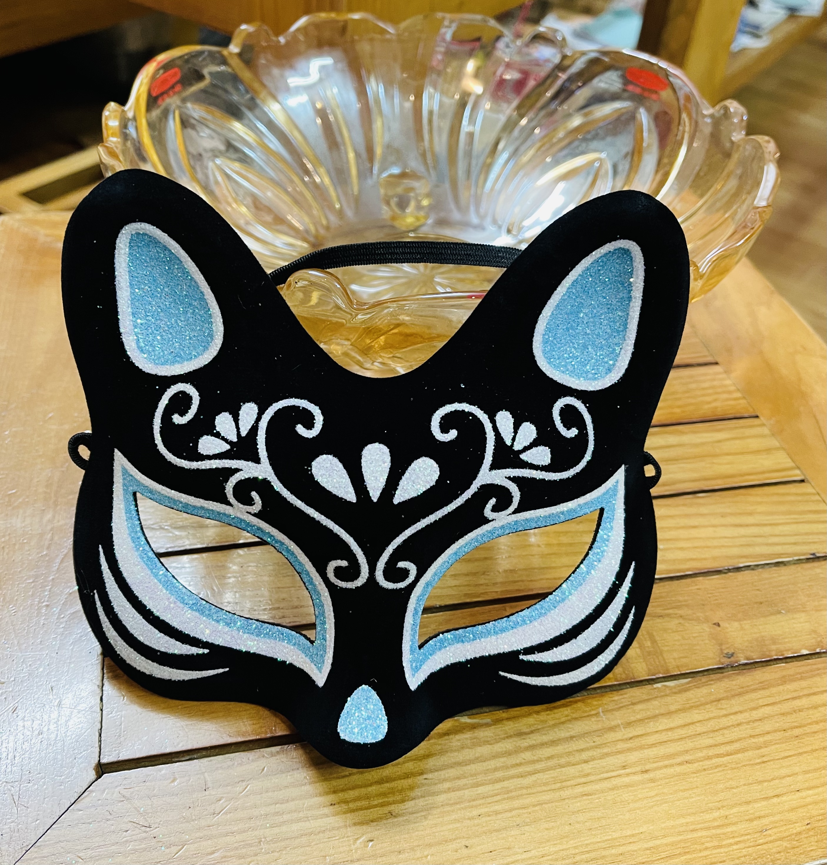 Mặt nạ cáo nửa mặt hoá trang chơi trung thu HALOWEEN