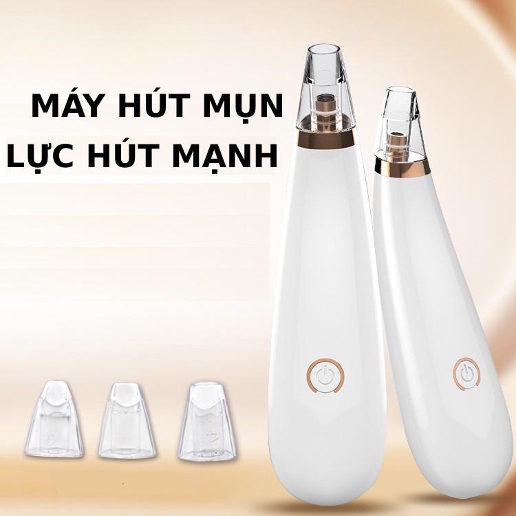 Máy Hút Mụn Mini Cầm Tay - 3 Đầu Hút Siêu Tiện Lợi