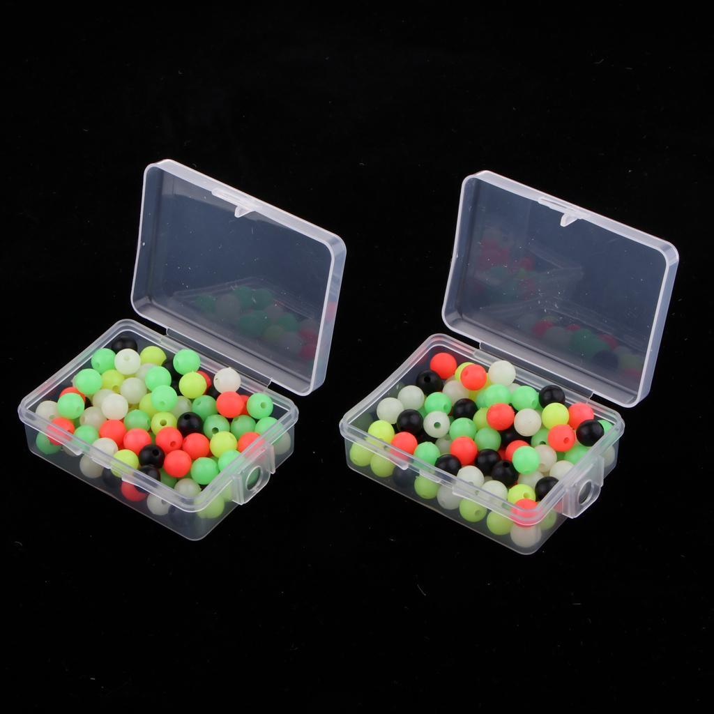 200pcs Fishing Beads Carp Fishing Rigs Making Beads Terminal  6mm