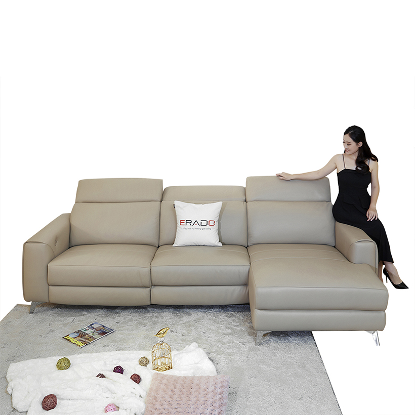 Sofa da thật Malaysia mã SNK67-10271