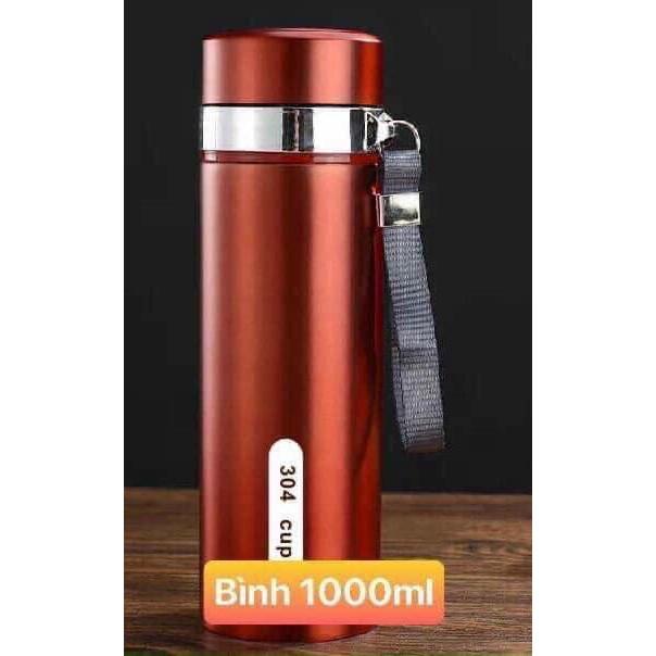 Bình giữ nhiệt inox 304 Không Ghỉ 1000ml giữ nhiệt tốt, không bị mùi