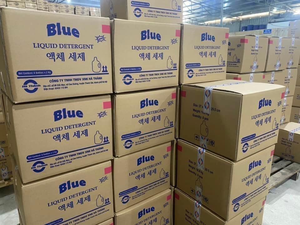 TÚI 2 LÍT NƯỚC GIẶT BLUE HÀN QUỐC HÀNG CHUẨN CÔNG TY