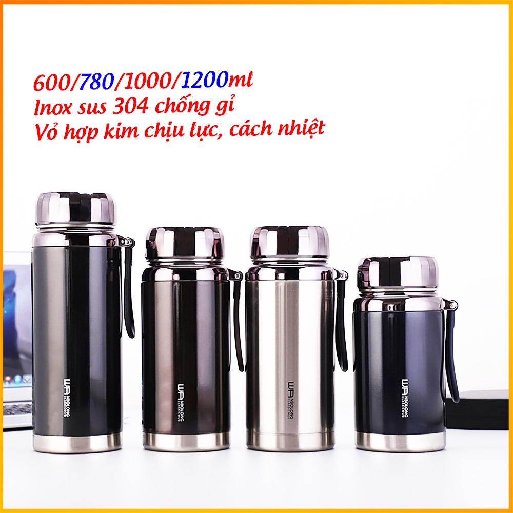 Bình giữ nhiệt nóng lạnh 1000-1200-1500ml inox su 304