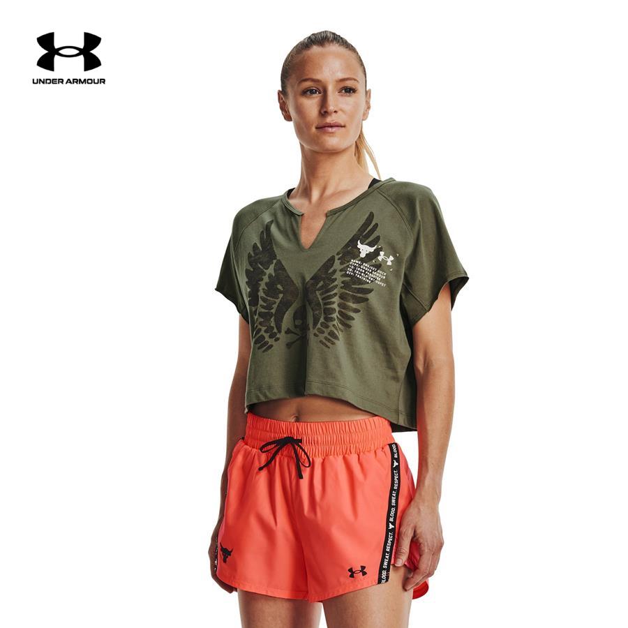 Áo thun tay ngắn thể thao nữ Under Armour Projct Rock Wings - 1369963-361