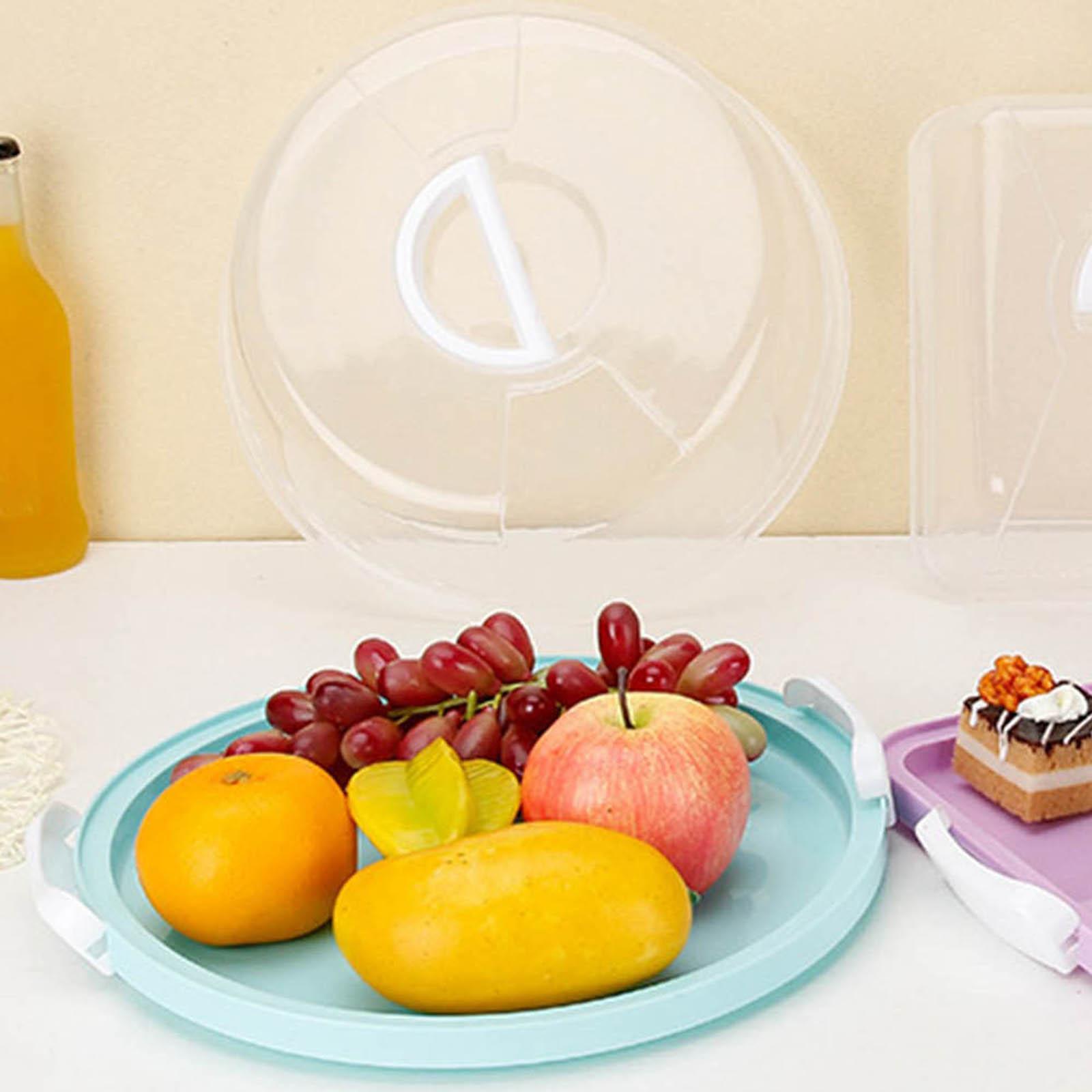 Cake Stand with Lid Cover Handle Round/Square Cake Keeper Clear Birthday 10inch