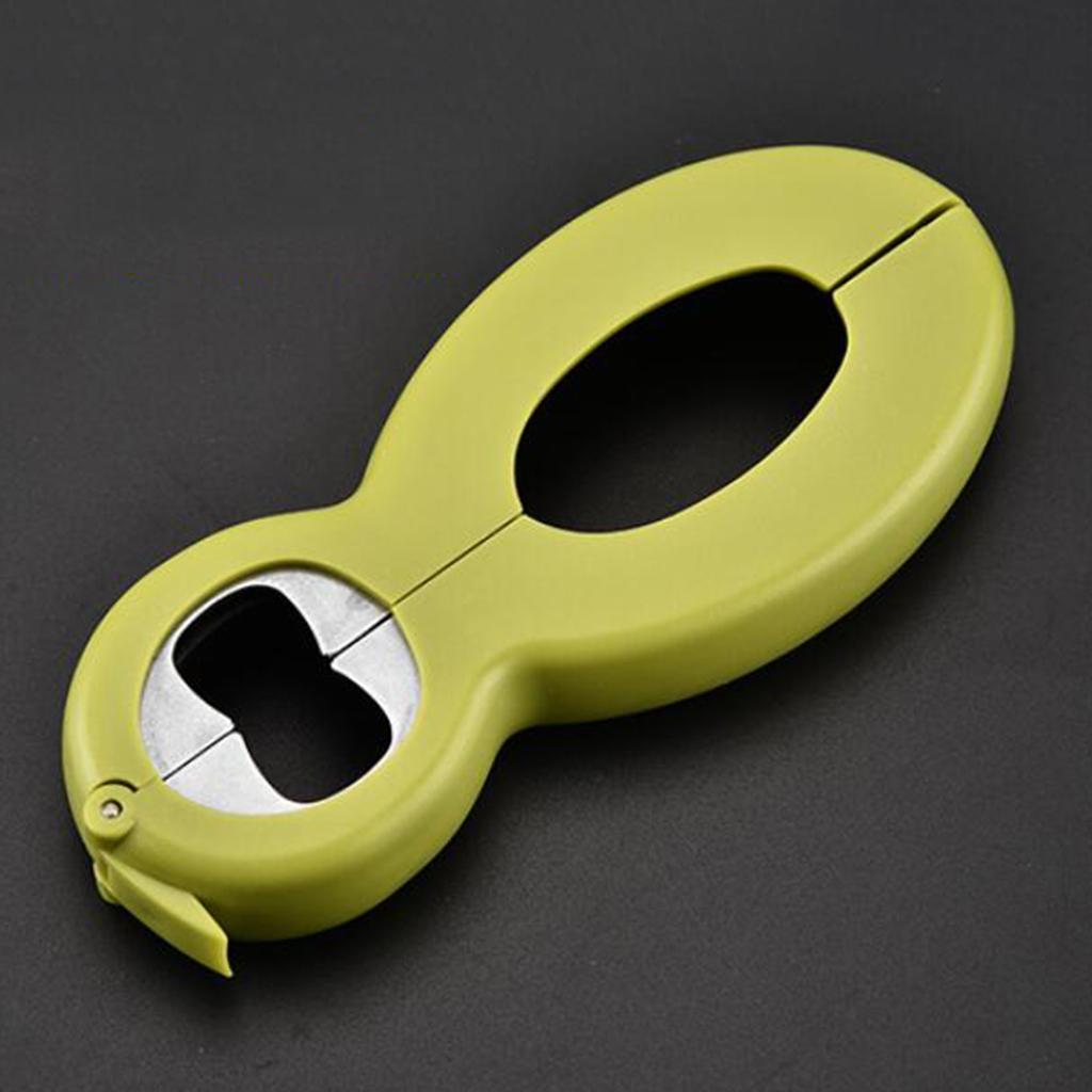 Double Size Multifunctional Stainless Steel Bottle Opener Can Opener,Twister Grip Lid Seal Remover Lid Twist Off