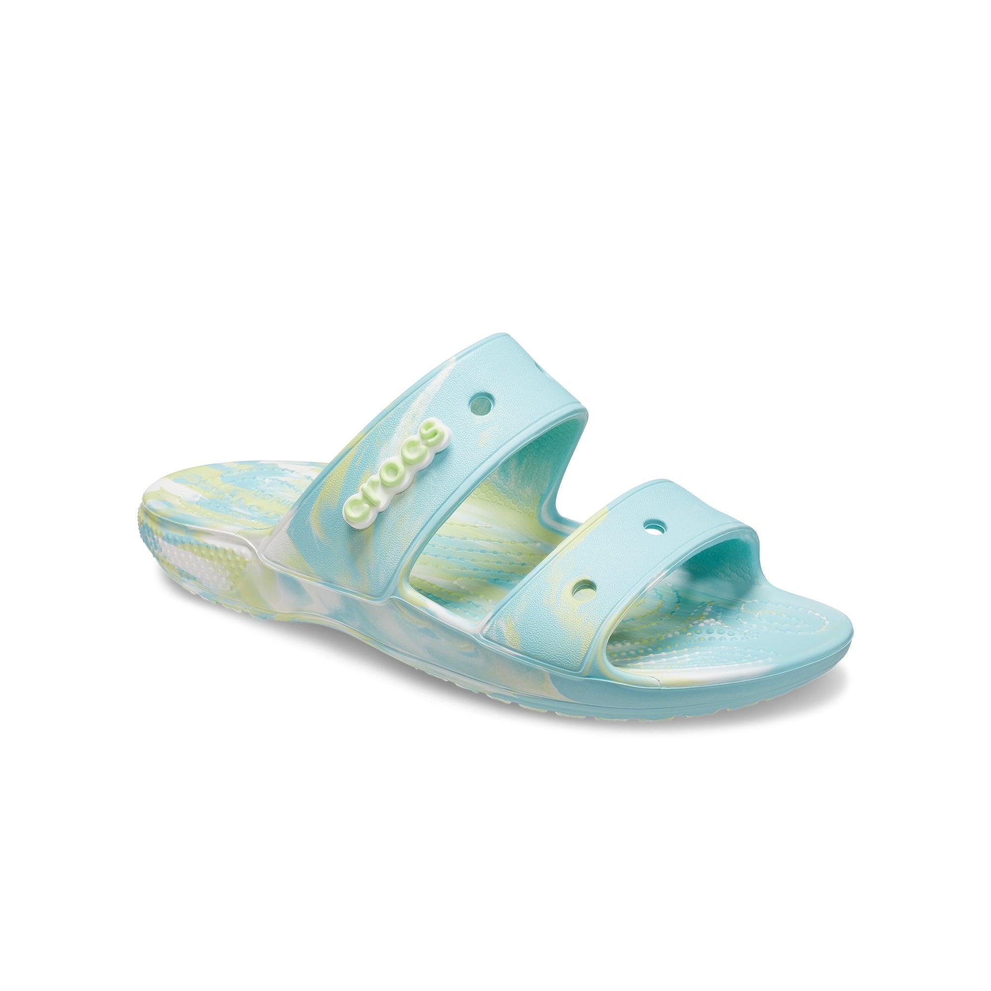 Dép quai ngang unisex Crocs Classic Marbled - 207701-4SU