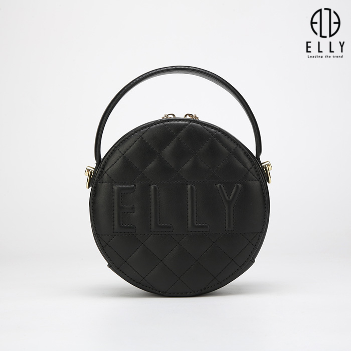 Túi nữ cao cấp da thật ELLY- ET111 đen