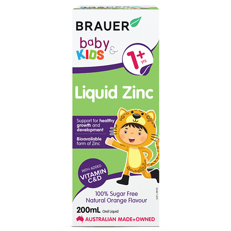 Bổ sung kẽm Brauer cho bé trên 1 tuổi (200ml)