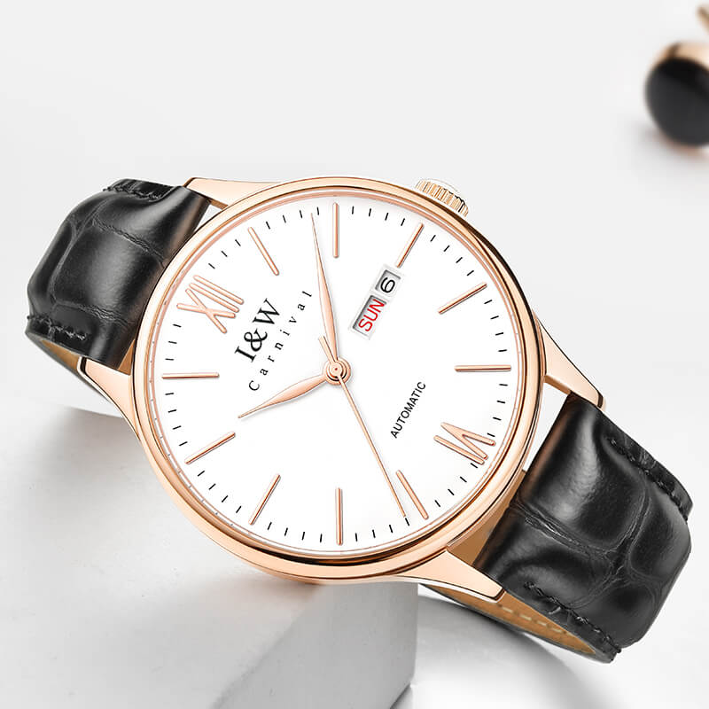 Đồng Hồ Nam IW 516G1 Chính Hãng Full Box Mạ Vàng 18K Chống Nước Kính Saphire Chống Xước Dây Da Cao Cấp Bảo hành 24T