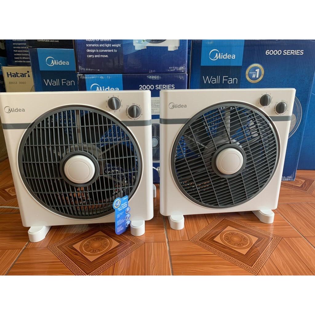 Quạt để bàn hộp vuông tản nhiệt Midea KYT30-15A - Hàng chính hãng