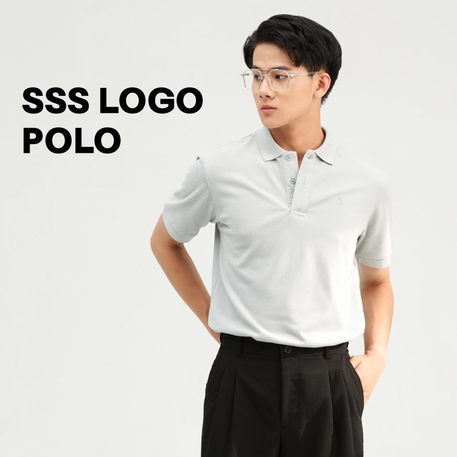 Áo thun polo nam cổ bẻ SSSTUTTER polo cơ bản thêu logo SSS LOGO POLO