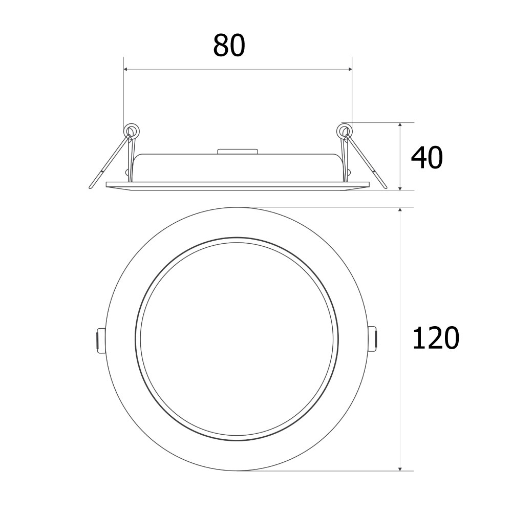 Đèn LED DownLight Robot RD118-7W – Hàng chính hãng