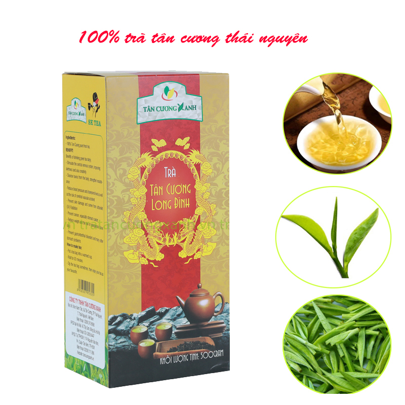 Trà tân cương long đình 500 gram - Trà Tân Cương Xanh