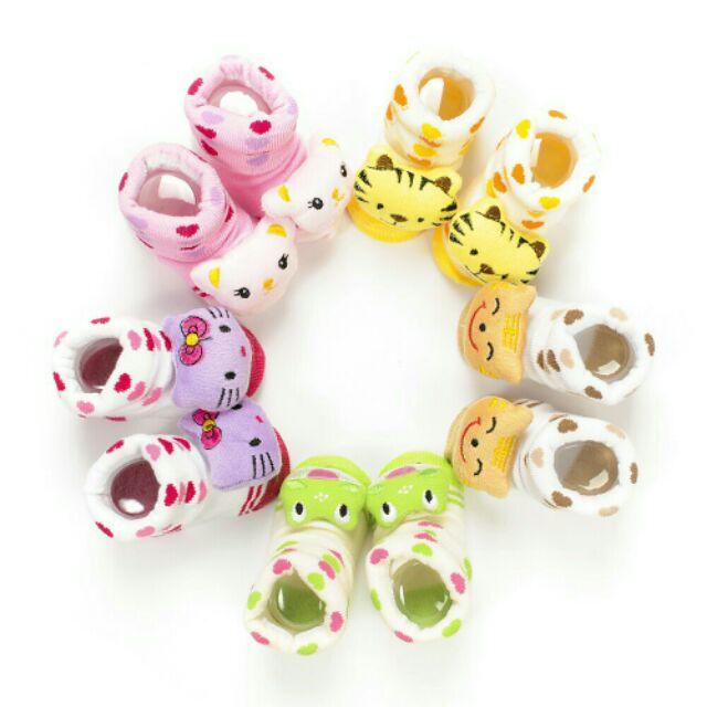 Vớ/ tất hộp sơ sinh hình 3D (0-3m