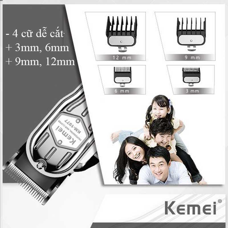 Tông Đơ Cắt Tóc KEMEI KM1976 KEMEI KM1977 Chính Hãng
