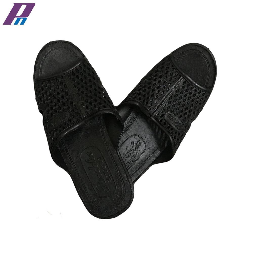 Dép Tổ Ong Đen Đi Trong Nhà Chất Nhựa Dẻo Mềm Bền 4