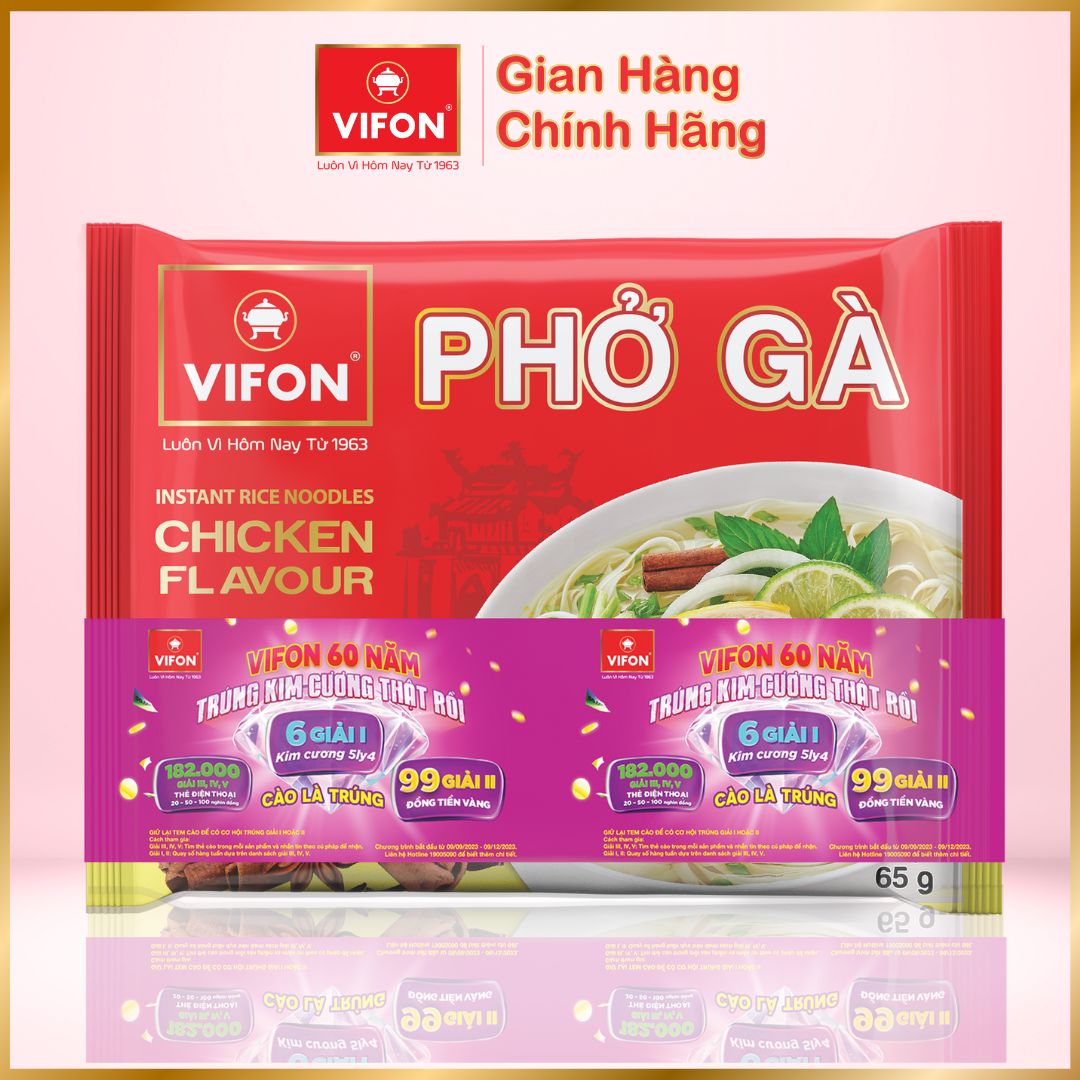 Thùng 30 Phở Gà VIFON  (65g / Gói)