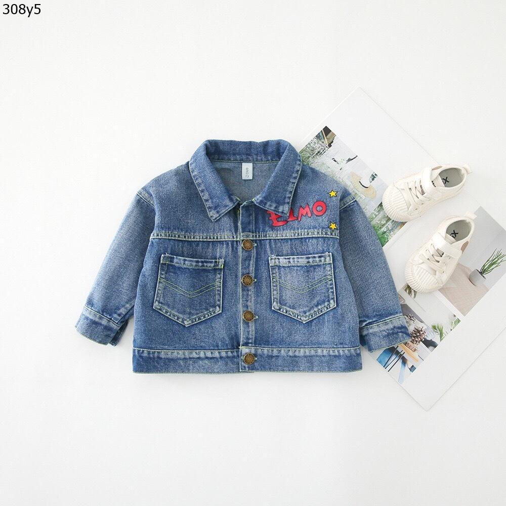 Áo khoác Jean (Denim) họa tiết hoạt hình