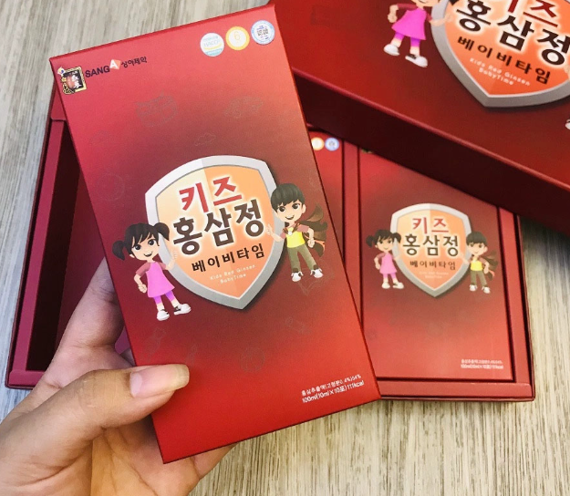 Nước hồng sâm Baby SangA Hàn Quốc hộp 30 gói - Bé khỏe mẹ vui
