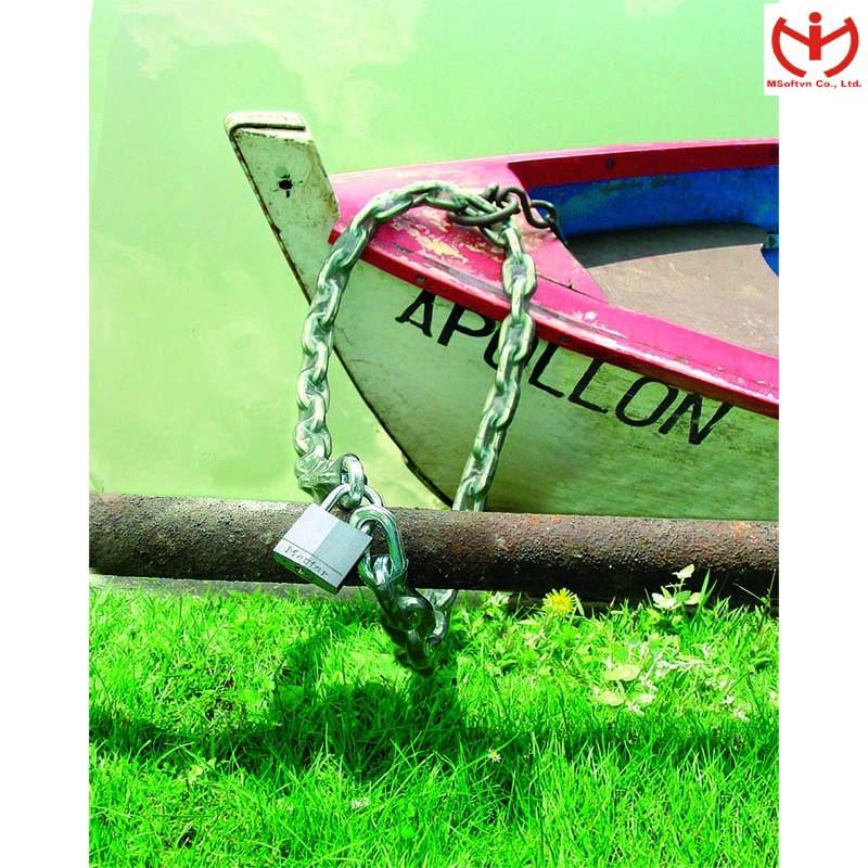 Dây xích Master Lock 8012 D thân bằng mắt xích thép 6mm chiều dài 1.5m - MSOFT