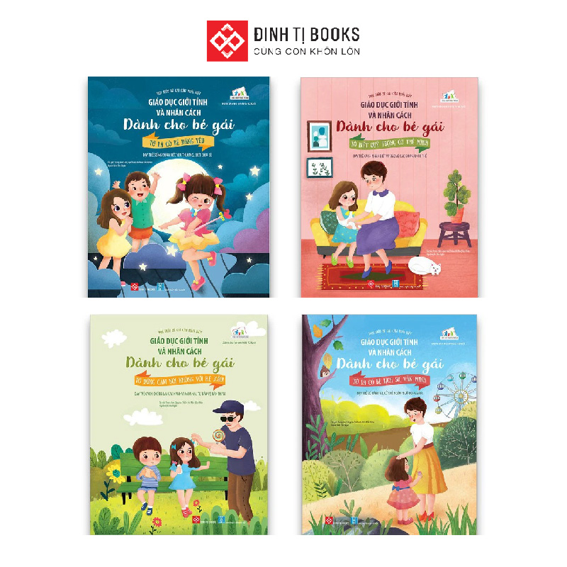 Sách-Combo Giáo dục giới tính và nhân cách dành cho bé gái (4 tập)
