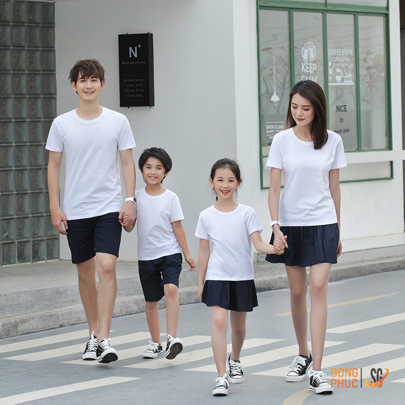 Áo thun trơn màu trắng phông unisex basic nam nữ ulzzang cổ tròn thun cotton 4 chiều mềm mịn ATTT | SG